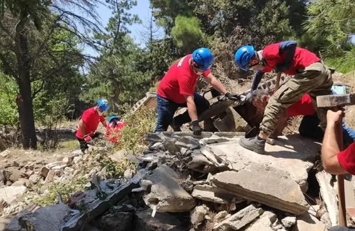 Temel Arama Kurtarma Eğitim Tatbikatı çalışmasından görüntü 4