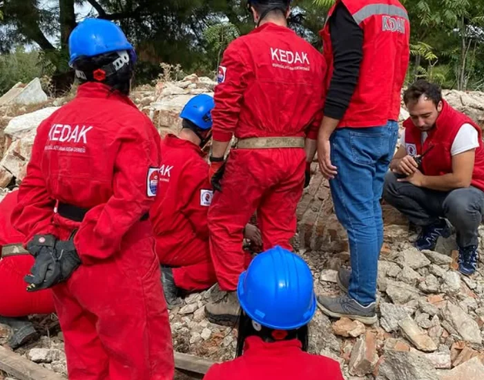 Enkaz Arama Kurtarma Tatbikatı çalışmasından görüntü 5