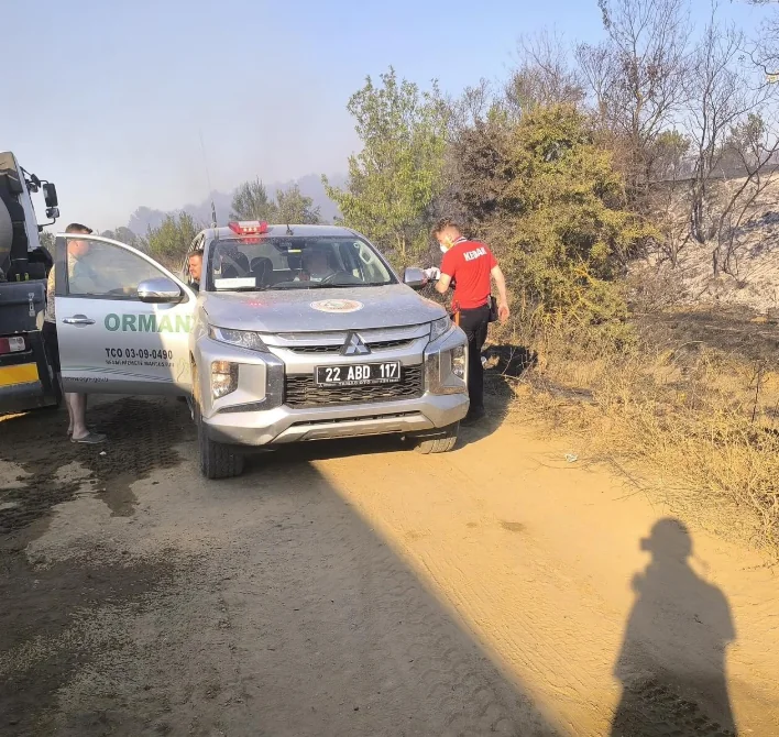 Mahmutköy Orman Yangını Çalışmaları çalışmasından görüntü 2